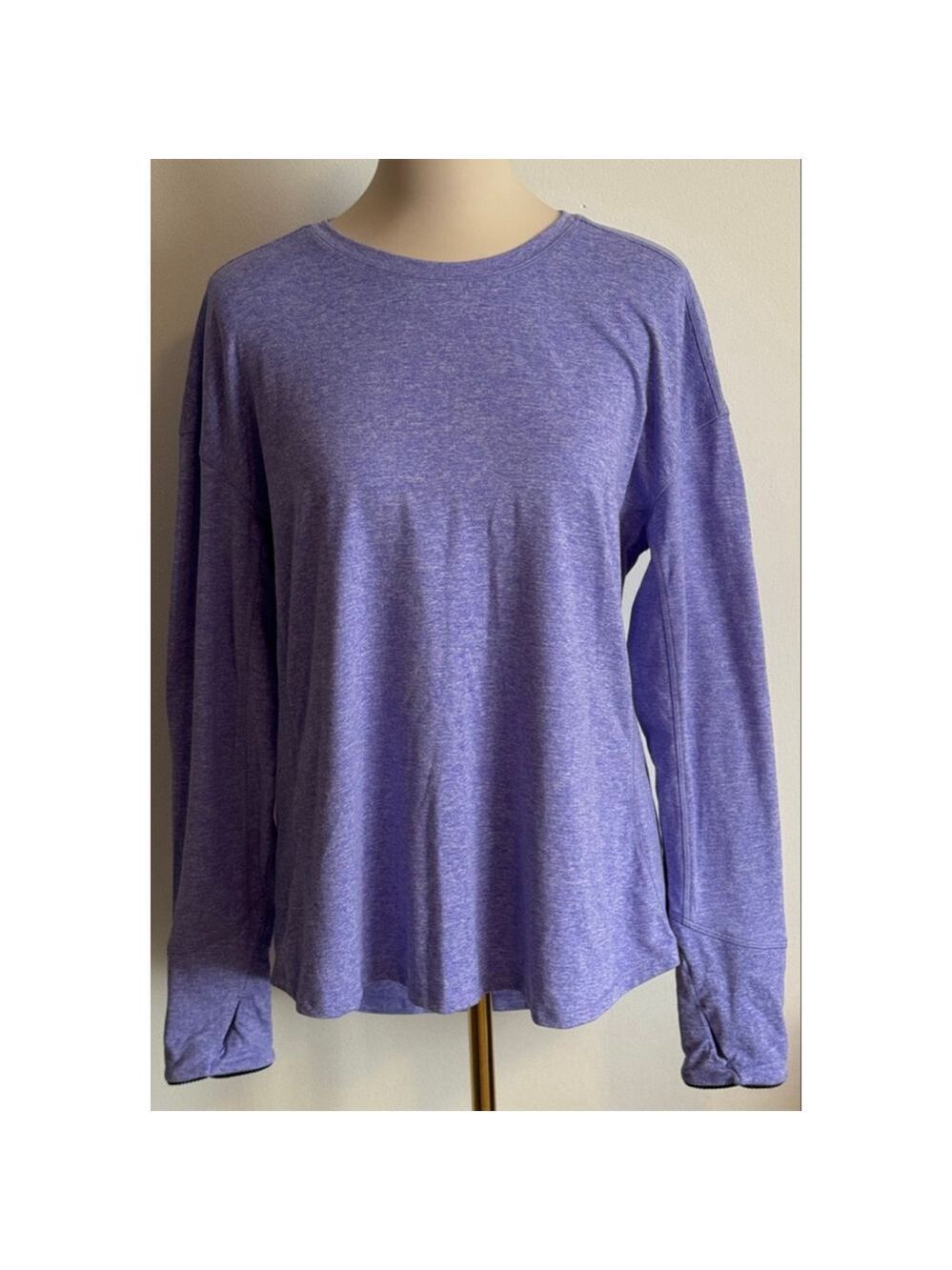 Women's Avia Purple Long Sleeve Tee Plus Size XL